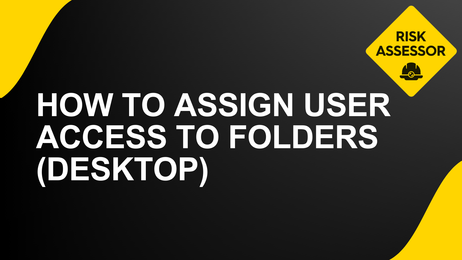 How to edit folder access & assign a default user